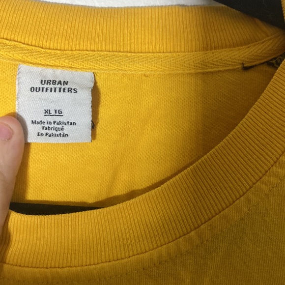 SOLD Urban Outfitters Yellow Long sleeve Striped Top - Picture 2 of 4